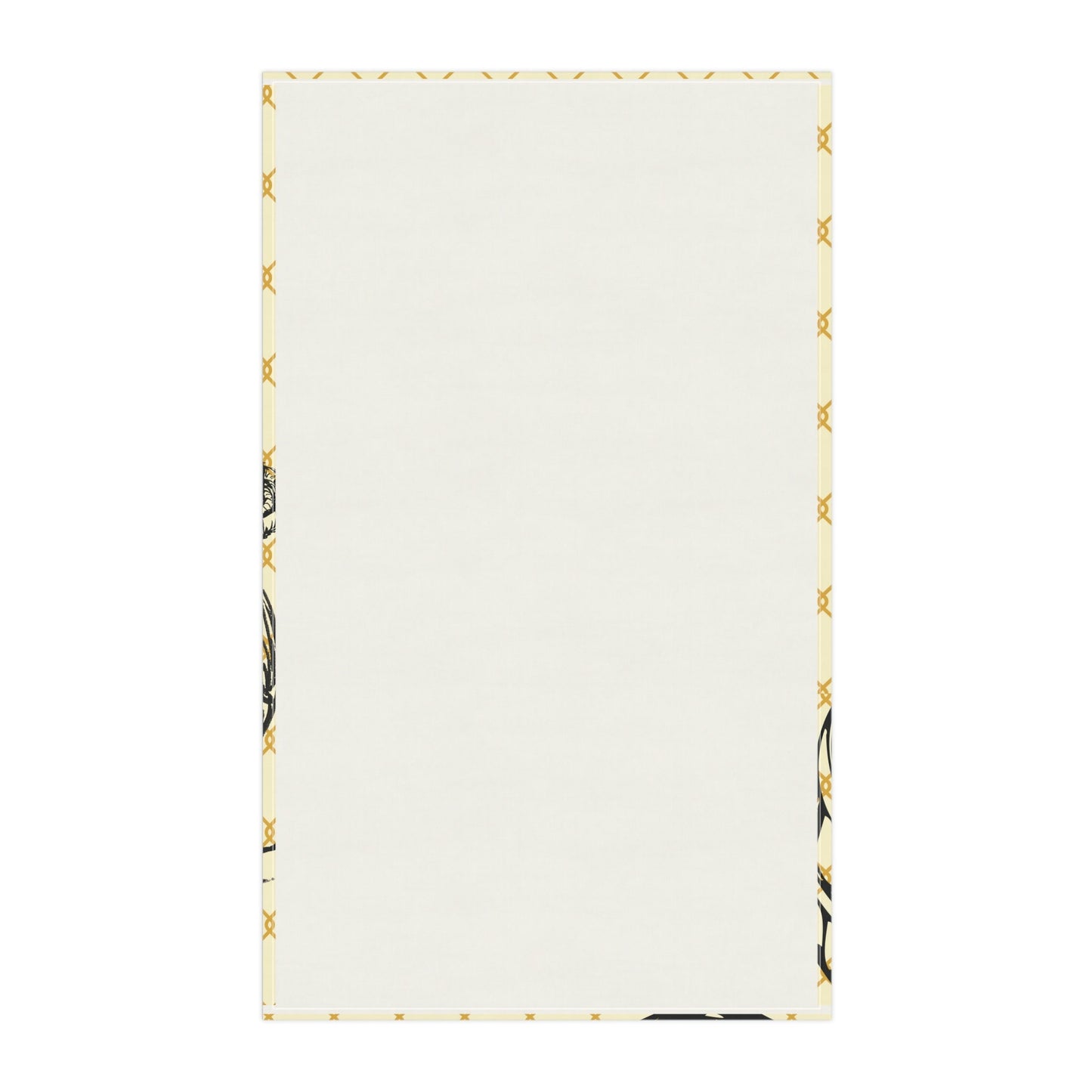 Kitchen Towel with Print of Farmers Market Theme