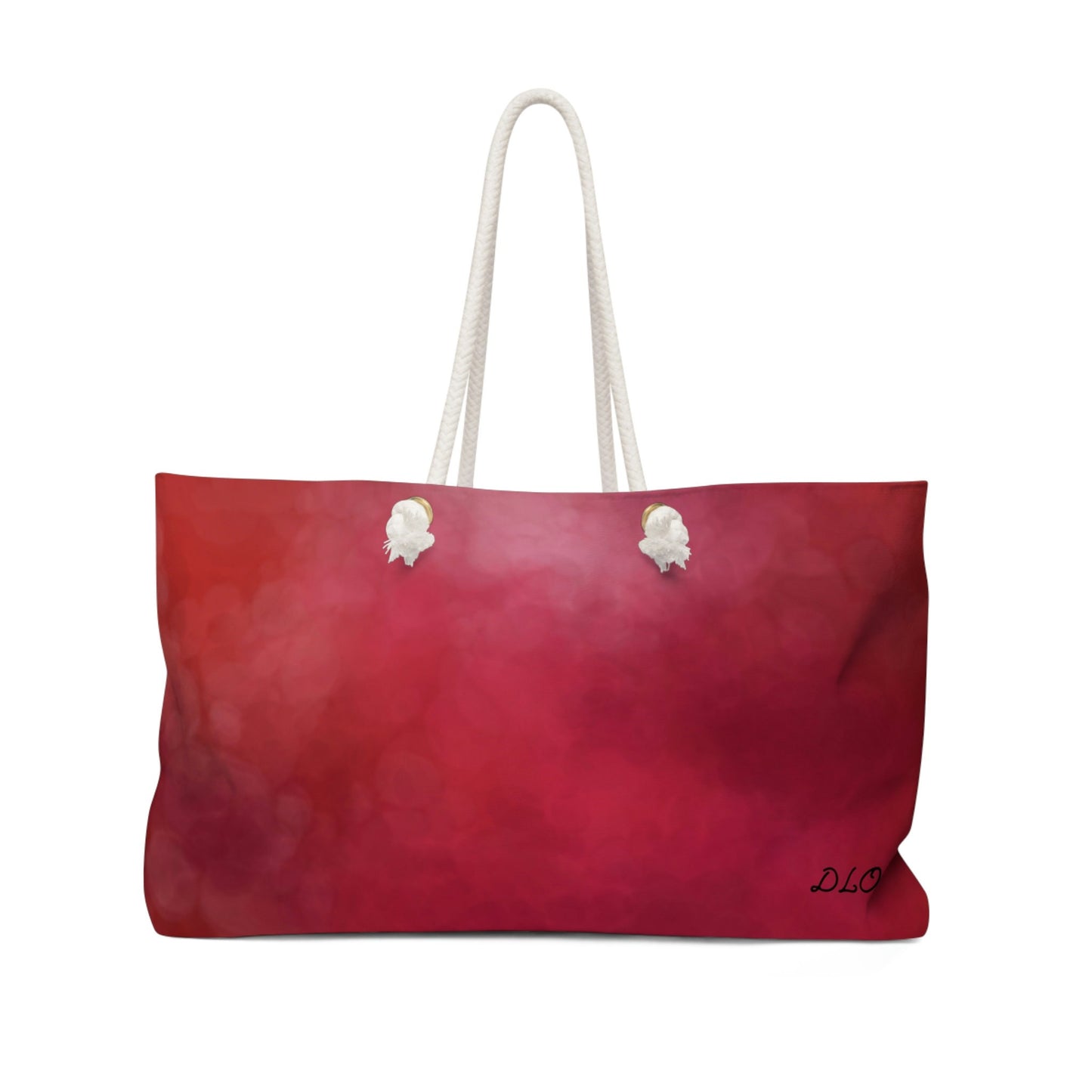 Weekender Bag Red Moods I Unique Red Tote, Original Digital Art, Statement Piece,  Artistic and Fashionable, Stylish,Practical and Versatile