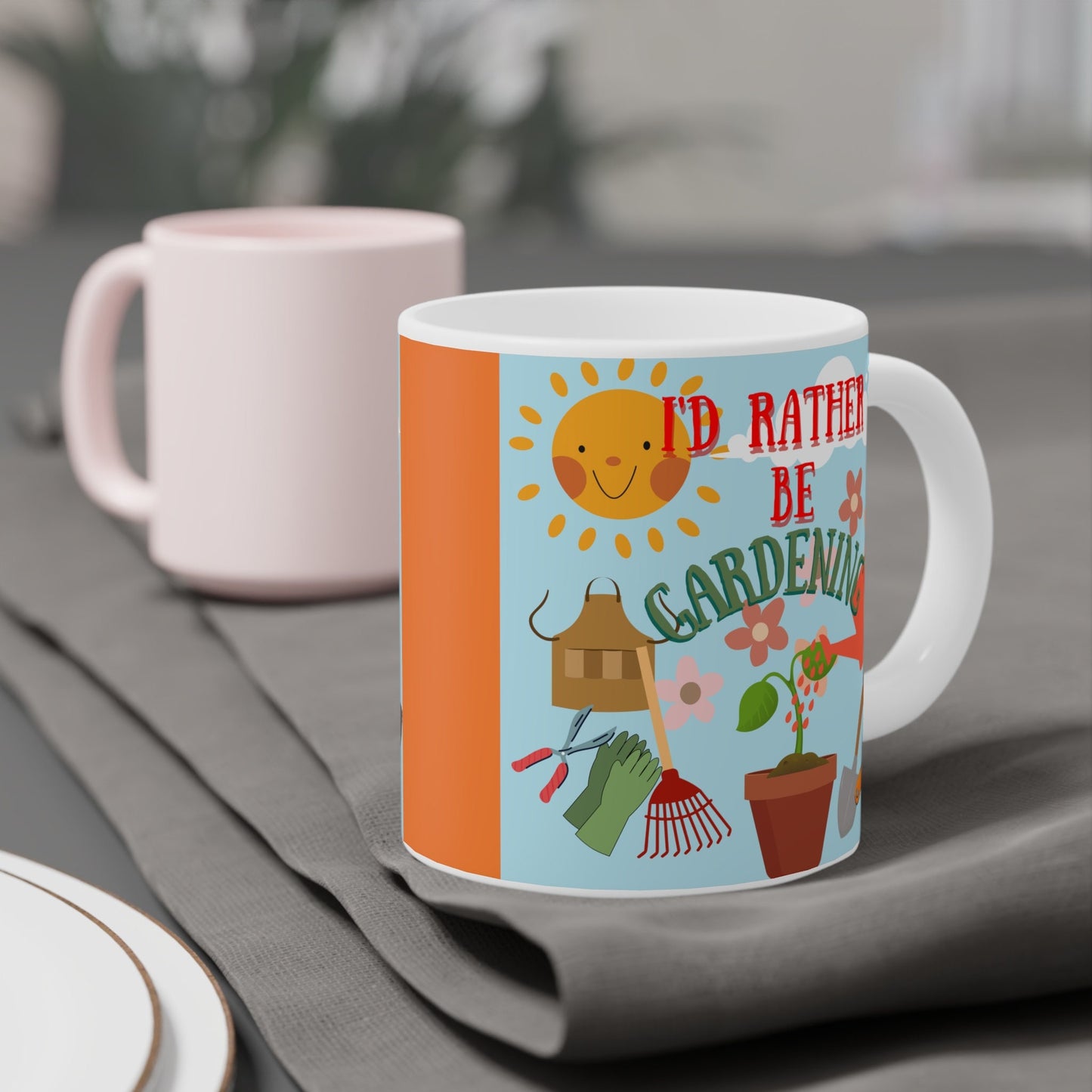 Ceramic Mugs (11oz15oz20oz) Fun Gardening Digital Design, Great Gift for Gardener, Landscaping,Spring,Summer,Planting,Sowing, seeds, outside