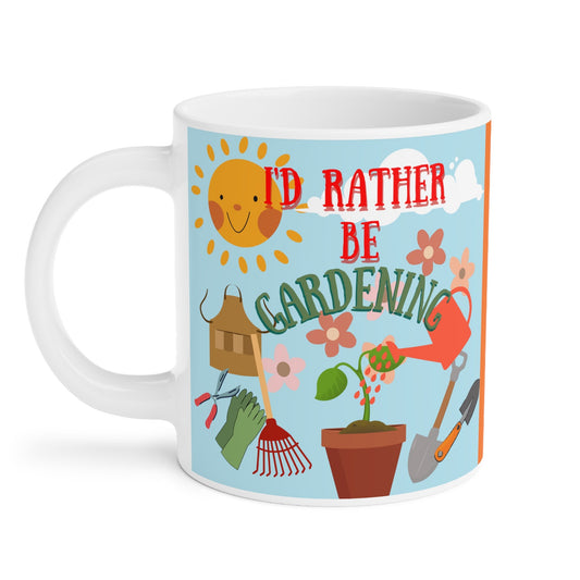 Ceramic Mugs (11oz15oz20oz) Fun Gardening Digital Design, Great Gift for Gardener, Landscaping,Spring,Summer,Planting,Sowing, seeds, outside