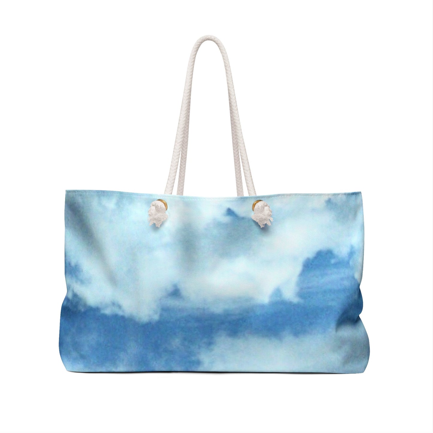 Weekender Bag with Print of Original Photo of Clouds on a Beautiful Day,Summer, Spring Bag, Pretty Sunny Day, Summer Sky, Warm Weather