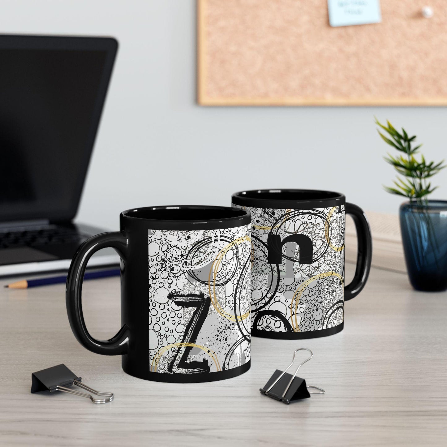 11oz Black Mug