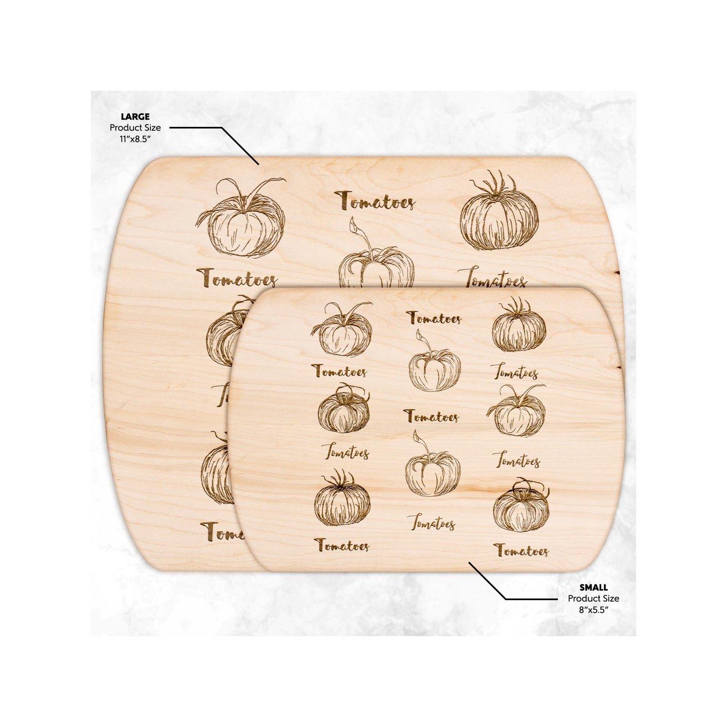 Tomatoes, Tomatoes, Tomatoes... Cutting Board, Fine Art Drawings