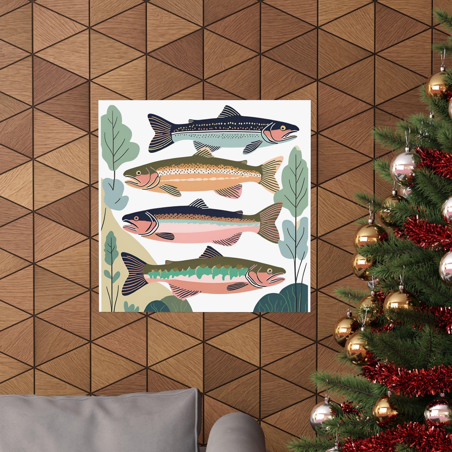 Vertical Fishing Posters, Lake House Decor, Fisherman Gift, Boating Wall Art, Matte Prints