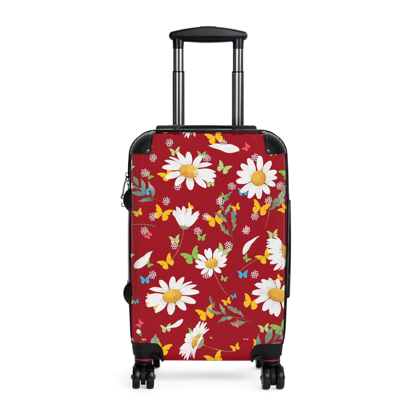 Floral Design Carry-On Suitcase | Travel Bag, Luggage for Vacation, Weekend Getaways, Gift for Travelers, Nature-Inspired