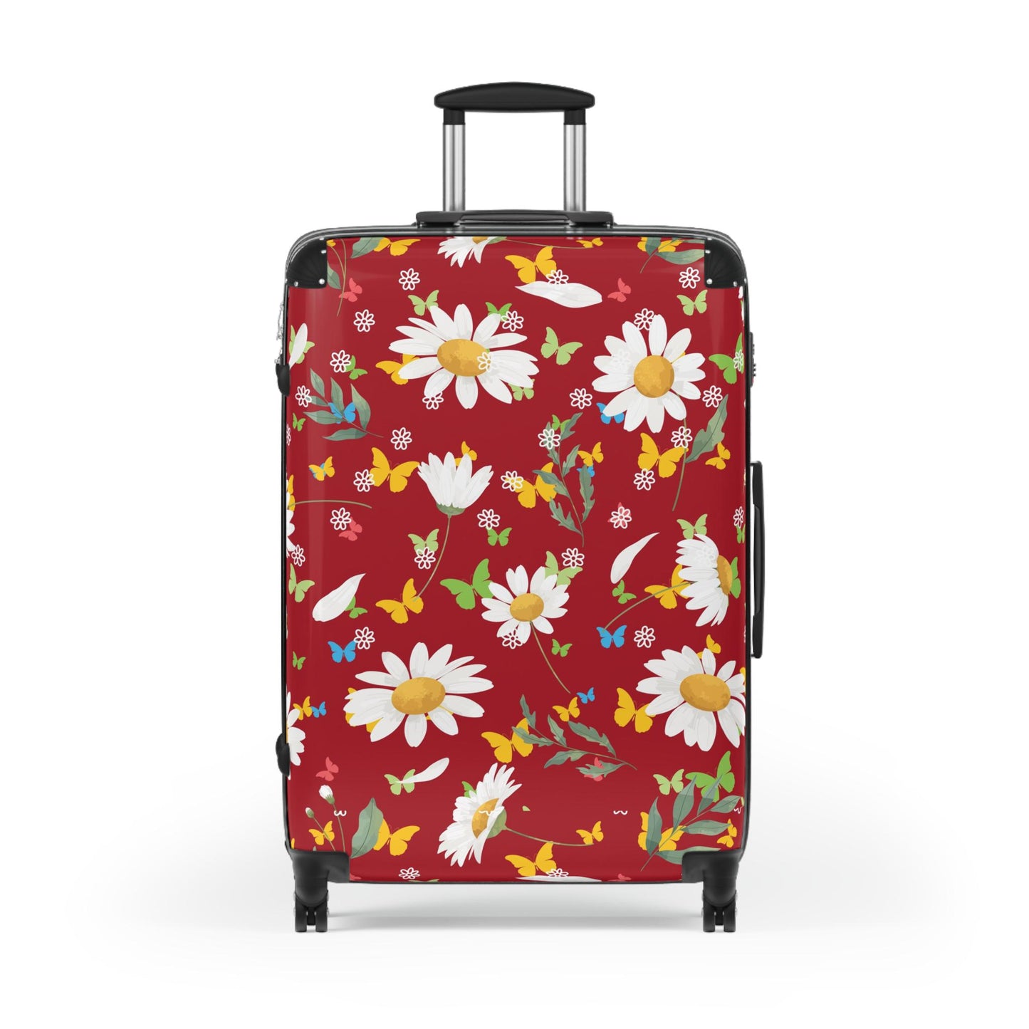 Floral Design Carry-On Suitcase | Travel Bag, Luggage for Vacation, Weekend Getaways, Gift for Travelers, Nature-Inspired