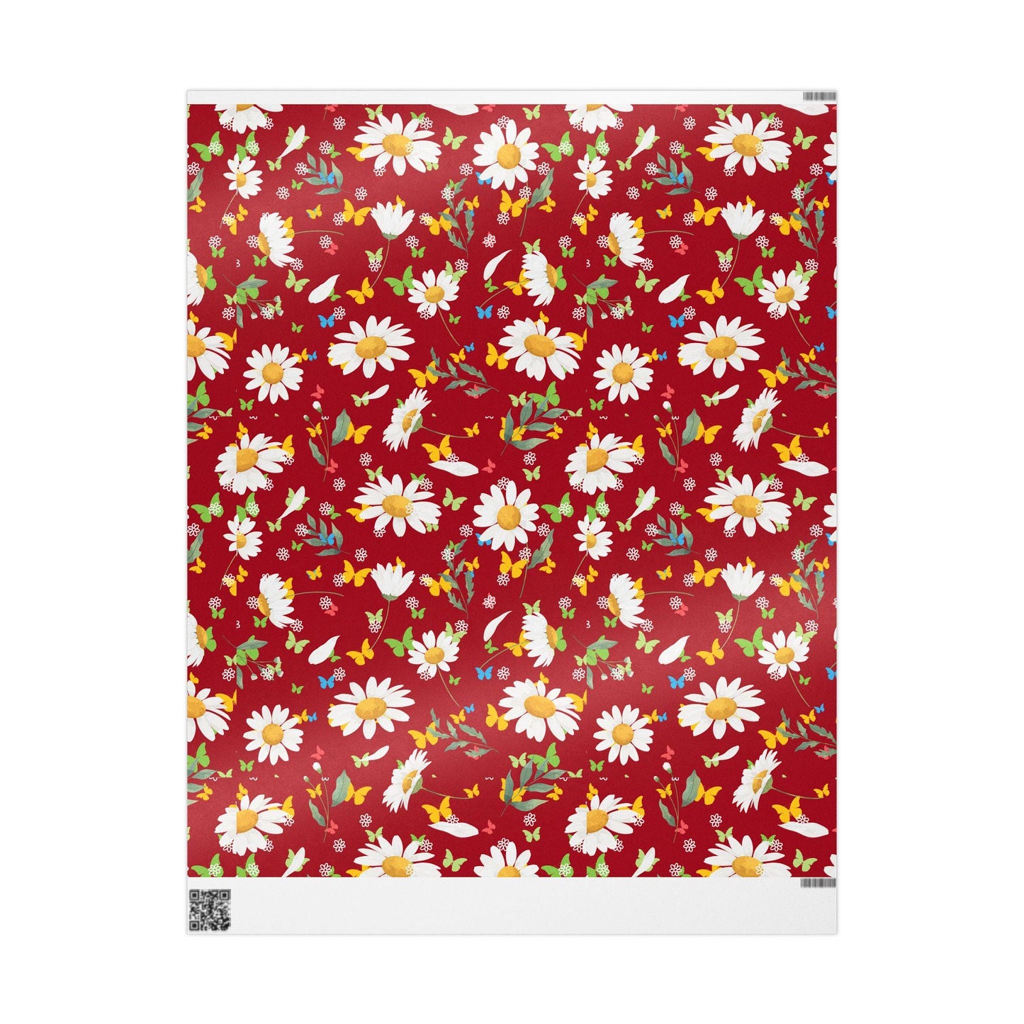 Floral Wrapping Paper, Vibrant Gift Wrap for Birthdays, Holidays, & Special Occasions, Eco-Friendly Gift Packaging, Flower Printed Paper